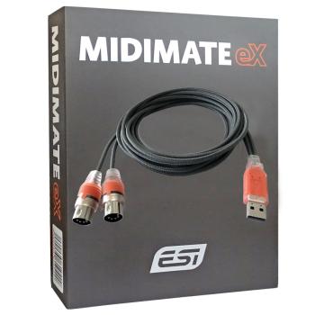 ESI MIDIMATE eX USB Interface Kabel mit USB-Kabel
