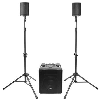 Vyrve Audio MIZAR PA-System mit Mixer und Stativen B-Ware