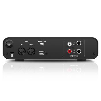 MOTU M2 USB 2-Kanal Audio-Interface mit Kopfhörer