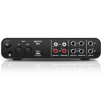 MOTU M4 Audio Interface mit Kopfhörer