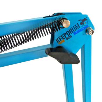 keepdrum NB35 BL Mikrofonarm mit Mikrofonkabel Blau