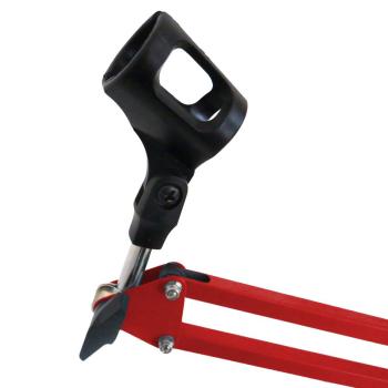 keepdrum NB35 RD Rot Gelenkarm mit MS089SV Mikrofon Spinne