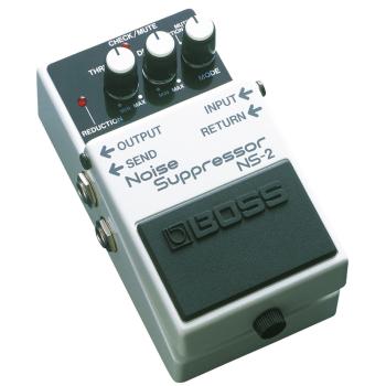 Boss NS-2 Noise Suppressor mit Gitarren-Kabel