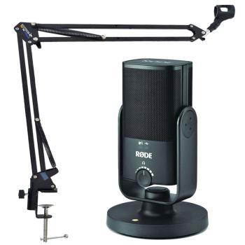 Rode NT-USB MINI USB Mikrofon mit NB35 BK Gelenkarm