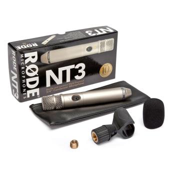 Rode NT3 Kondensatormikrofon mit Mikrofonstativ