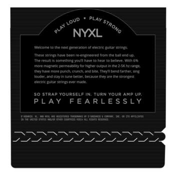 Daddario NYXL0942-3P Nickel Wound E-Gitarre Saiten Super Light 9-42 3 SETS