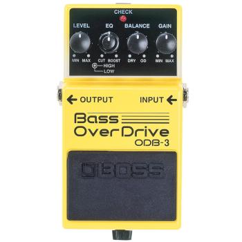 Boss ODB-3 Bass Overdrive Pedal mit Netzteil