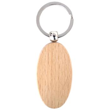 keepdrum Schlüsselanhänger Oval mit Violinschlüssel Motiv