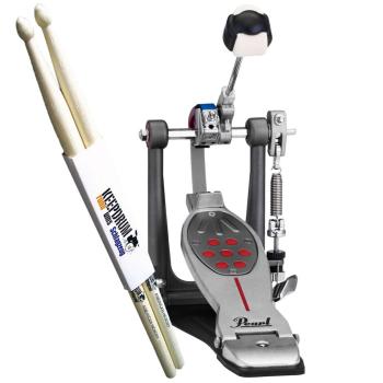 Pearl P-2050B Eliminator Fußmaschine mit Schlagzeugstöcken