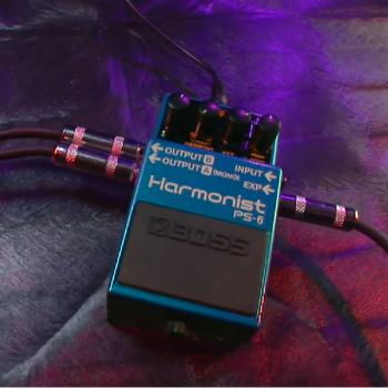Boss PS-6 Harmonist Pitch-Shifter Pedal mit Netzteil