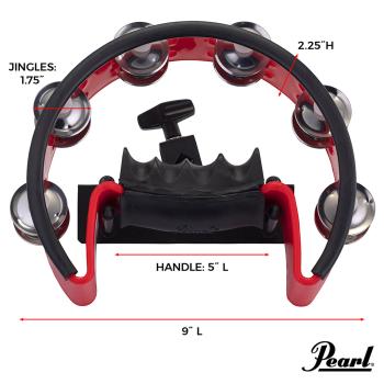 Pearl PTM-50 BHR Tambourine mit Halterung