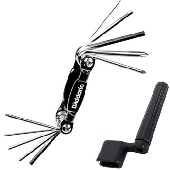 Daddario PW-GBMT-01 Werkzeug für Gitarre und Bass mit Saitenkurbel