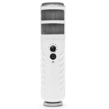 Rode Podcaster mit Mikrofonarm Weiss mit Spinne