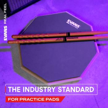 Evans RF-6GM 6 Practice Pad Übungspad Gummi