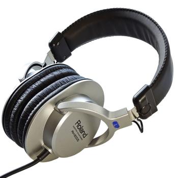 Roland RH-200S Kopfhörer Silver mit Wandhalter