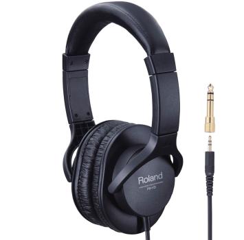 Roland Handpan MD-10 Digitale Mood-Pan mit RH-5 Kopfhörer und Tuch