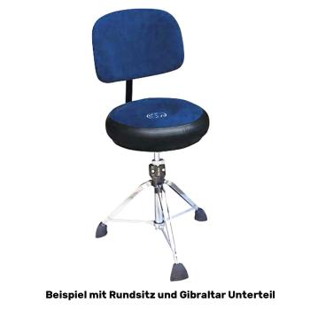 Roc-n-Soc Rückenlehne Blau für Schlagzeughocker