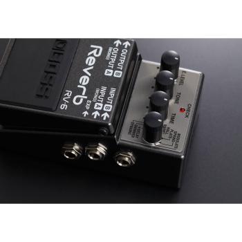 Boss RV-6 Reverb Pedal Studio-Hall mit Netzteil
