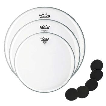 Remo Emperor Clear  Fell-Set  mit  Dämpfer