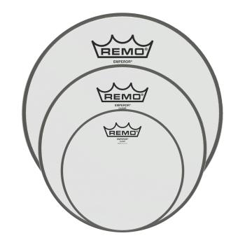 Remo Fellset Emperor Clear Pack Fusion mit Damper Pads