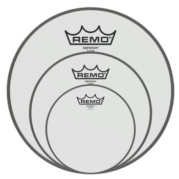 Remo Emperor Clear Fell-Set mit Damper Pads