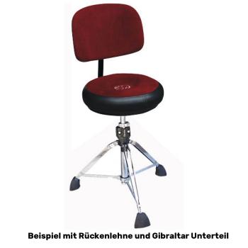 Roc-n-Soc Schlagzeughocker Rundsitz Rot