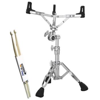 Pearl S-1030 Snareständer mit Schlagzeugstöcken