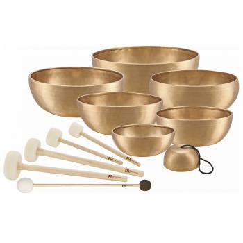 Meinl Sonic Energy SBSETCHA Chakra Klangschalen Set inkl Schlägel und Tuch