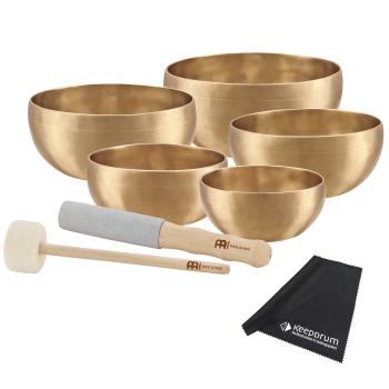 Meinl Sonic Energy SBU2950 Universal Serie Klangschalen Set inkl Schlägel und Tuch