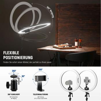 Neewer Ringlicht SRP18C farbige RGB LED-Leuchte