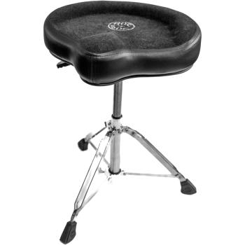 Roc-n-Soc Gaslift-Schlagzeughocker Sattel mit Lehne Schwarz