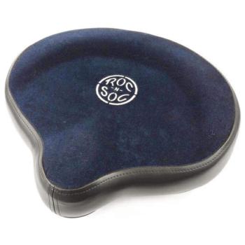 Roc-n-Soc Schlagzeughocker Sattelsitz Blau mit Unterteil