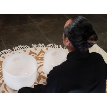 Meinl Sonic Energy Quarz-Klangschalen Set TCMCSBSET2 Yin Yang