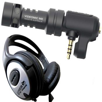 Rode VideoMic ME Smartphone Mikrofon mit Kopfhörer