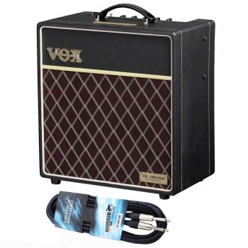 Vox Verstärker AC4HWG2 Hand Wired 4W Vollröhre Gitarren-Combo mit Kabel