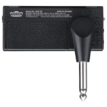 Vox Kopfhörer-Verstärker für Gitarre amPlug 3 US Silver mit Tasche