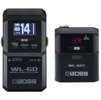 Boss WL-60 Wireless Funk-System für Gitarre mit Patchkabel 30cm