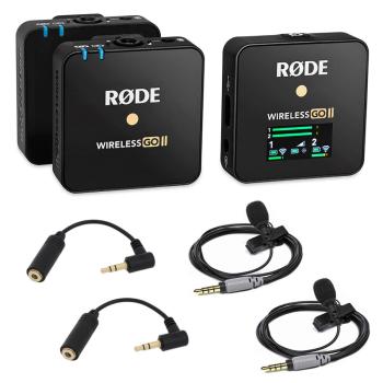 Rode Wireless GO II + 2x Smartlav + 2x ADP03