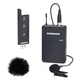 Samson Drahtlos-System XPD2 Lavalier-Mikrofon mit Windschutz