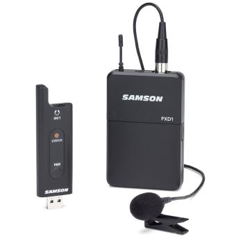 Samson Drahtlos-System XPD2 Lavalier-Mikrofon mit Windschutz