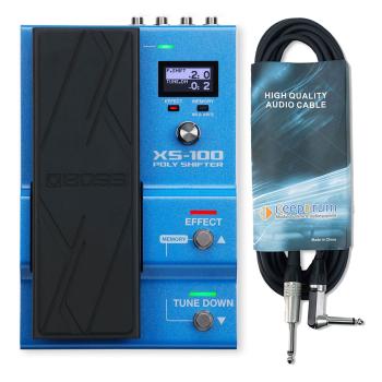 Boss Effektgerät XS-100 Poly Shifter Pedal mit Klinkenkabel