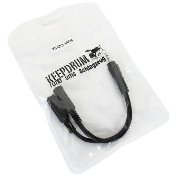 keepdrum YC003 Y-Adapter 3,5mm Miniklinke