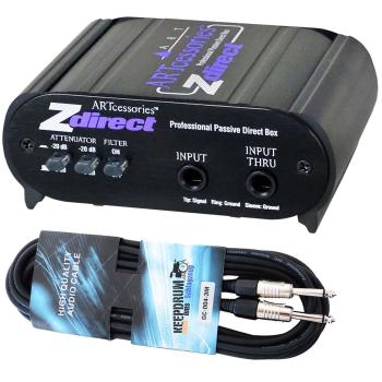 ART Z-Direct passive DI-Box mit Klinkenkabel