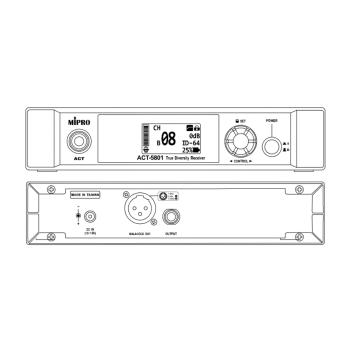 Mipro ACT-5801 1-Kanal Empfänger mit Handsender