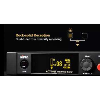 Mipro ACT-5801 1-Kanal Empfänger mit Handsender