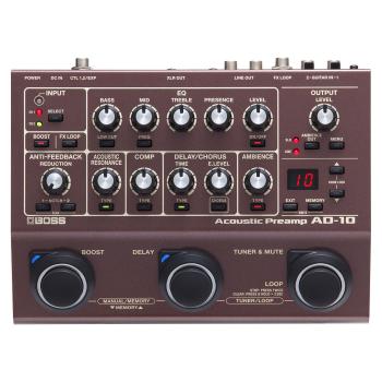 Boss AD-10 Preamp Effektgerät für Akustik-Gitarre