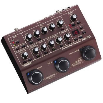 Boss AD-10 Effektgerät für Akustik-Gitarre mit Kabel