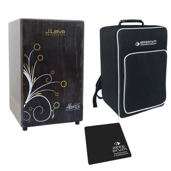 J.Leiva Alma Classe Cajon mit keepdrum Tasche & Pad