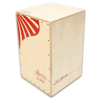 J.Leiva Alma Red Cajon mit keepdrum Tasche und Pad