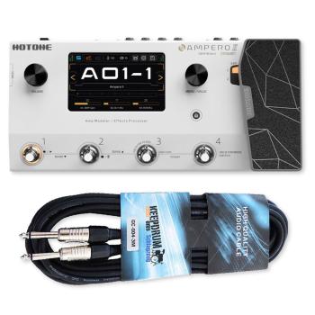 Hotone Effektgerät Ampero II Amp-Modeler mit Kabel